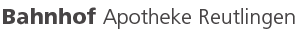 Bahnhof Apotheke Reutlingen Second Logo